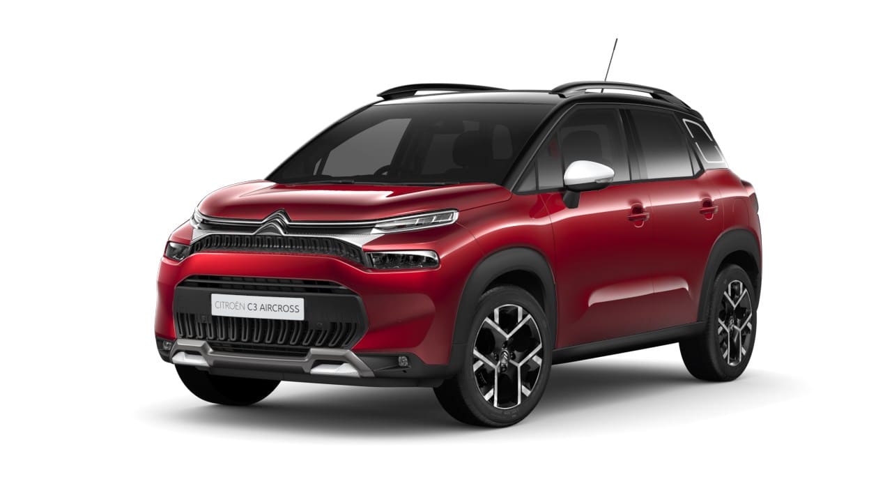 Nový Citroen C3 Aircross červená PEPERONCINO