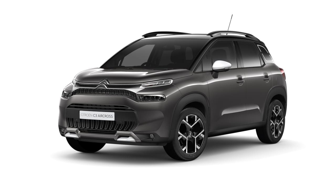 Nový Citroen C3 Aircross sivá PLATINUM